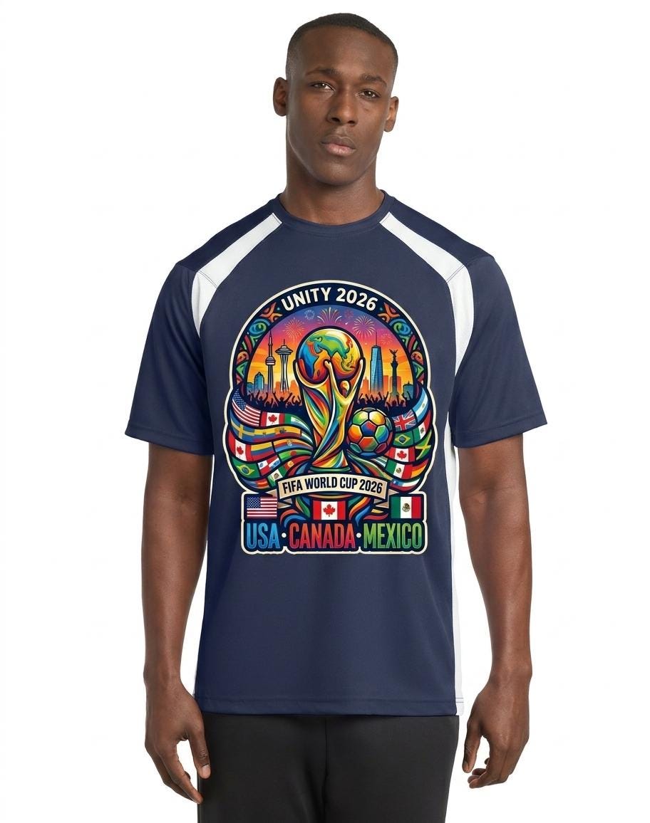Unity 2026 Soccer T-Shirt – USA Canada Mexico World Cup Fan Tee - Image 2